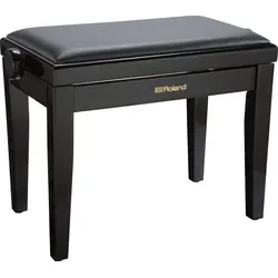 Roland Klavierbank RPB-200PE – Hochglanz-Ebenholz - Klavier-Sitzbank aus massiver Holzkonstruktion mit gepolstertem Vinyl-Sitz, höhenverstellbar und in elegantem Hochglanz-Ebenholz-Finish. Perfekt für Musiker, die Stil und Komfort schätzen.