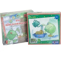 Huch Janosch das Kühlschrankspiel + Puzzle 500 Teile ab 6 / 8 Jahre