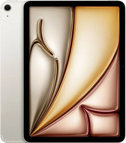 Apple 11" iPad Air Wi-Fi + Cellular Tablet (5G, gold) - Leistungsstarkes 11" Tablet mit 5G und beeindruckendem Liquid Retina Display. Ideal für kreative Anwendungen und mobiles Arbeiten.