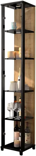 fif möbel Vitrine OPTIMA Standvitrine, Vitrinenschrank, Glasvitrine, Sammlervitrine