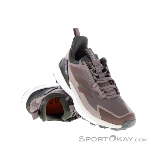 adidas Terrex Free Hiker 2.0 Low Wanderschuhe - Damen Multisport & Speed Hiking Schuhe, leicht, stabil und wasserdicht mit atmungsaktivem Gore-Tex-Obermaterial und innovativer BOOST-Zwischensohle für besten Komfort und Energierückgabe.