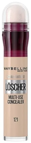 Maybelline Instant Anti-Age Löscher Concealer 6.8 ml Nr. 121 - Light Honey - Hochwirksamer Concealer zur Abdeckung von dunklen Augenringen und Fältchen. Die spezielle Formel sorgt für ein makelloses Finish und ein strahlendes Hautbild. Ideal für ein frisches Aussehen.
