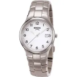 Boccia 3297-01 Damenuhr Titanium 30mm - Armbanduhren, stilvolle Damenuhr aus leichtem Titanium, wasserdicht bis 5ATM, perfekt für den Alltag und besondere Anlässe.