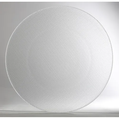 12x Platzteller Inca Transparent 31cm - Servierplatten für jeden Anlass - Kategorie: Teller, Mikrowellensicher und spülmaschinenfest - ideal für stilvolle Anlässe und tägliches Servieren.
