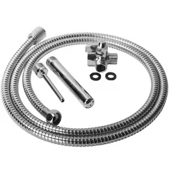 Analdusche Intimdusche Klistier Set Irrigator m. Splitter und 2 Aufsätzen /Düsen