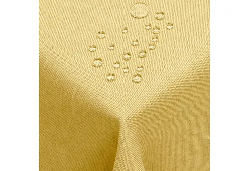 DecoHomeTextil Heimtextilmanufaktur Tischdecke Leinen Optik Tischdecke Tischtuch Abwaschbar Wasserabweisend