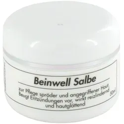 Beinwell Salbe 50 ML - Medizinische Körperpflege für spröde und strapazierte Haut, mit natürlichen Extrakten aus Beinwell und Ringelblume zur Förderung der Wundheilung und hautglättenden Wirkung.