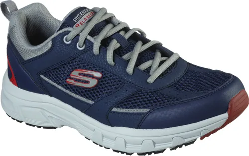 Skechers Oak Canyon - Verketta - Navy/Grau - Größe 43 - Sneaker mit Relaxed Fit Design, Memory Foam Einlegesohle und atmungsaktivem Obermaterial aus Mesh und Synthetik für optimalen Tragekomfort und Unterstützung beim Outdoor-Einsatz.