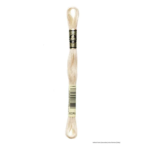 DMC Stickgarn Mouline Special 117MC -ECRU, 6-fädig, 8m