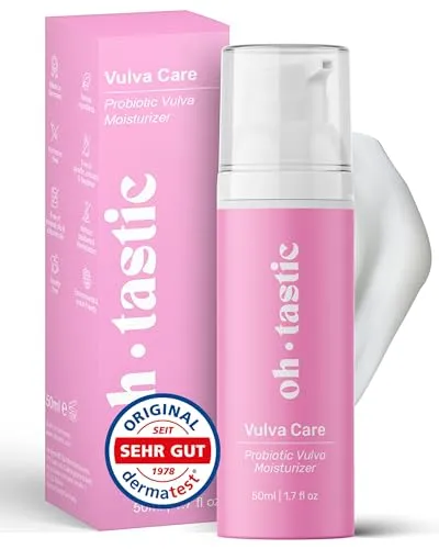 Natürliche Vaginal Creme gegen Scheidentrockenheit - Intimpflege für Damen: Beruhigende Feuchtcreme mit Milchsäure, pH-Wert angepasst, ideal für schnelle Linderung bei Juckreiz und Irritationen. Dermatologisch „sehr gut“ und frei von schädlichen Inhaltsstoffen.