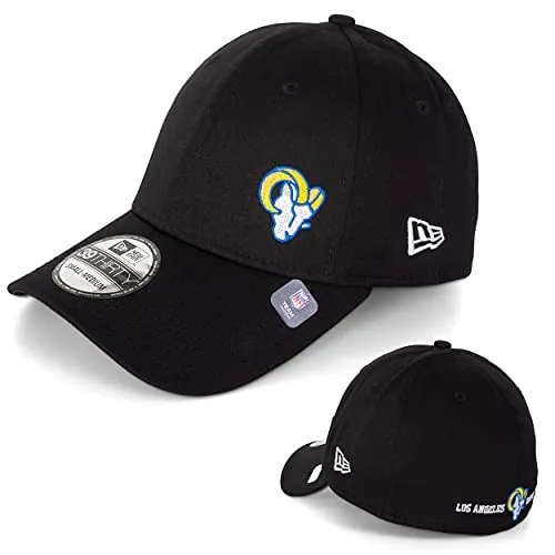 New Era Baseball Caps -39THIRTY Cap -Flawless Team Logo -MLB -NFL -NBA -Chicago Bulls -Lakers -Raiders -Yankees -Dodgers -Chiefs -Buccaneers -Saints -Sox -49ers (Los Angeles Rams, M)