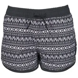 Buffalo Badeshorts mit Ethnodruck schwarz 134/140