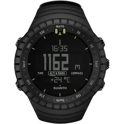 Suunto Core All Black - Multifunktionsuhr für Outdoor-Sportler, Höhenmesser mit vielseitigen Funktionen und robustem Design