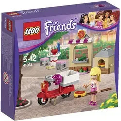 LEGO 41092 Friends - Stephanies Pizzeria - LEGO Friends Bausatz für Kinder ab 5 Jahren, inklusive Spielfigur Stephanie und Zubehör für die beste Pizza der Stadt! Erlebe das Restaurantleben in Heartlake City!