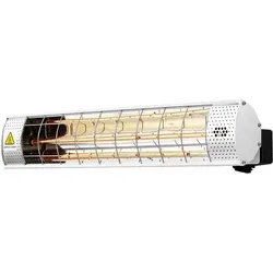AUSSENHEIZUNG chauffage de terrasse infrarouge - 2000w - argenté Silber
