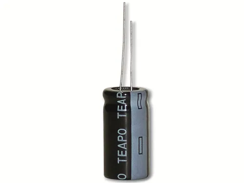 TEAPO Alu-Elko 100µF, 63V, radial, RM 5, KSH107M063S1A5H12K