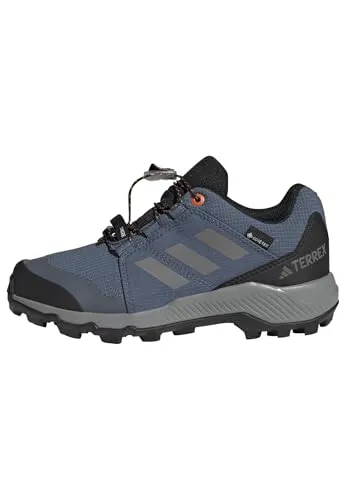 adidas Terrex GTX Kinder Wanderschuhe - Dunkel Blau, Größe 28 - Wanderschuhe mit Gore-Tex für trockene Füße, ideal für Abenteuer in der Natur und optimale Unterstützung beim Wandern.