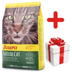 JOSERA Naturecat 400g - Hochwertiges Katzenfutter - Leckeres Trockenfutter für Katzen mit 30 % Geflügel und 10 % Lachs. Ideal für eine ausgewogene Ernährung und für den täglichen Genuss.