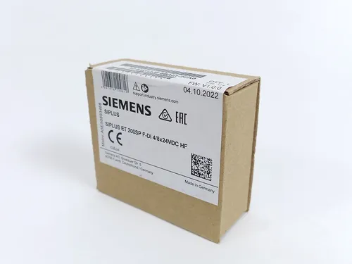 Siemens SIPLUS ET 200SP F-DI 8x24VDC - Digitales Eingangmodul mit 8 konfigurierbaren Eingängen, ideal für die Industrieautomatisierung. Hohe Flexibilität und zuverlässige Signalverarbeitung für Ihre Projekte.