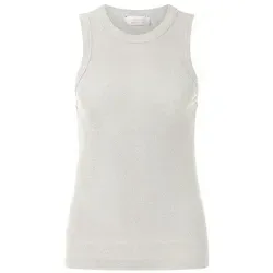 RICHROYAL Tanktop NOS EV R Top mit metallischen Fasern weiß S (36)