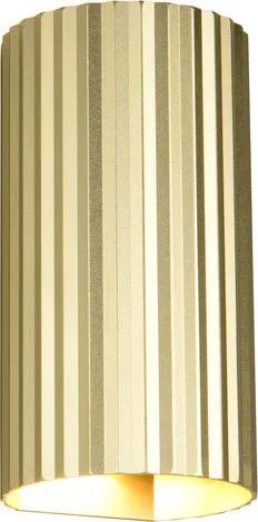 Elegante Goldene Wandleuchte aus Metall - Trio Leuchten - Moderne Innen-Wandleuchte mit indirekter Beleuchtung, ideal für Wohnzimmer und Schlafzimmer. Höhe 18cm, Wandmontage, Licht nach oben und unten für stimmungsvolles Ambiente.