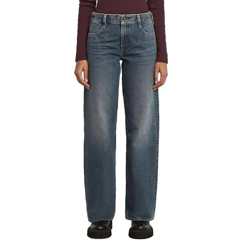 G-STAR Judee Loose Wmn Jeans - Damen Loose-fit Jeans in schwarz (antic sand blast) aus 100% Baumwolle, ideal für lässige Looks. Mit innenliegender Münztasche und langlebigem Denim-Stoff.