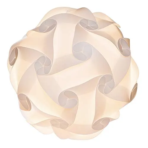 EAZY CASE Puzzle Lampe 30-Teilig, DIY Lampe I Lampenschirm in über 15 Designs, als Deckenlampe oder Stehlampe geeignet, Größe S