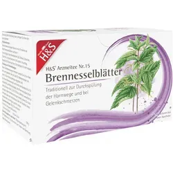 H&S Brennesselblättertee 32 g - Arzneimittel zur Unterstützung der Harnwege und zur Linderung rheumatischer Beschwerden, ideal für natürliche Gesundheitspflege.