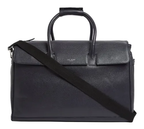 Ted Baker Caviar Weekend Bag aus echtem Leder - Umhängetasche aus hochwertigem Leder, ideal für Reisen mit geräumigem Hauptfach und verstellbarem Schulterriemen – Ihr stilvoller Begleiter für jede Unternehmung!
