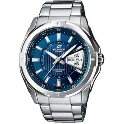 Casio Edifice Herren-Armbanduhr Analog Quarz EF-129D-2AVEF - Blau/Blau