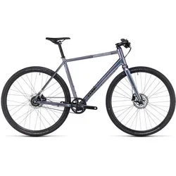 Cube Hyde Race - Galactic Black 46cm | 28 Zoll - Stylisches Citybike mit leichtem Aluminiumrahmen, ideal für komfortable Fahrten in der Stadt und auf längeren Strecken.