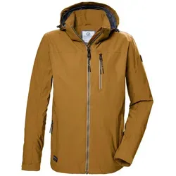 G.I.G.A. DX by killtec Wasserabweisende Herrenjacke GS 81 MN JCKT - Sportliche Funktionsjacke in Curry, mit abnehmbarer Kapuze und wasserabweisendem Material. Ideal für Outdoor-Aktivitäten und vielseitigen Einsatz.
