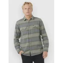 Rip Curl Line Up Flannel Shirt XL grau - Stylisches Hemd mit Streifenmuster für den Alltag. Aus 100% Baumwolle, bequem und langlebig. Ideal für die Freizeit! Entdecken Sie weitere Angebote von Rip Curl bei Bergfreunde.de!