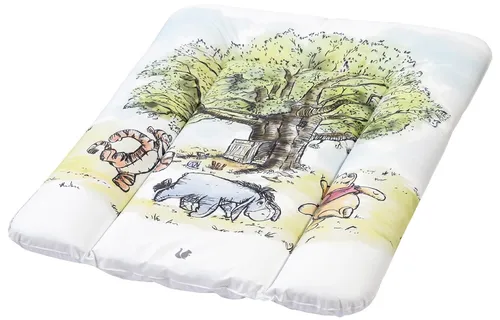 Wickelunterlage 'Amelia Winnie', weiß - Vielseitige Wickelunterlage für Tische und Kommoden, mit bequemer Liegefläche und wasserfester Beschichtung für einfache Reinigung. Ideal für die sichere Wickelzeit.