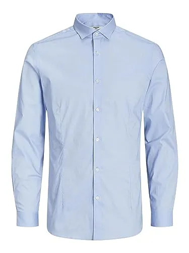 JACK & JONES Super Slim Fit Hemd für Herren - Herrenhemden im Super Slim Fit, aus 98% Baumwolle und 2% Elasthan für optimalen Tragekomfort und eine moderne Passform.