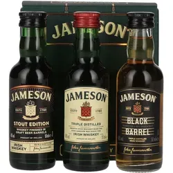 Jameson Irish Whiskey Tasting Set 40% Vol. 3x0,05l - Entdecken Sie die Vielfalt des Jameson Irish Whiskey mit diesem Tasting Set (3x0,05 l). Ideal für Einsteiger und Kenner, bietet es drei exquisite Abfüllungen für genussvolle Momente.