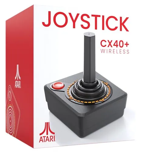 CX40+ Wireless Joystick für Atari 2600+ und 7800 - Kabelloser Joystick-Controller, perfekt für Retro-Gaming und kompatibel mit Atari 2600+, 2600 und 7800 für unvergessliche Spielerlebnisse.