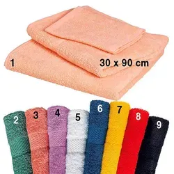 Fripac-Medis Kabinett Frottier Energiespar-Handtuch Rot (8)