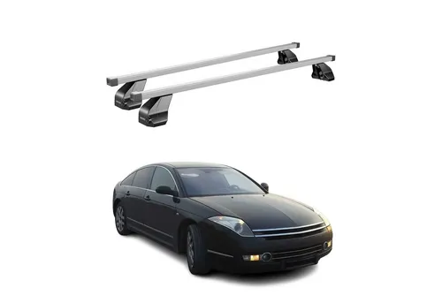 OMAC Dachträger Menabo für Citroen C6 (2005-2012) - Hochwertiger 2-tlg. Dachgepäckträger aus leichtem Stahl, wasserbeständig und abnehmbar. Ideal für Fahrräder, Ski und Kajaks - perfekt für jedes Abenteuer!