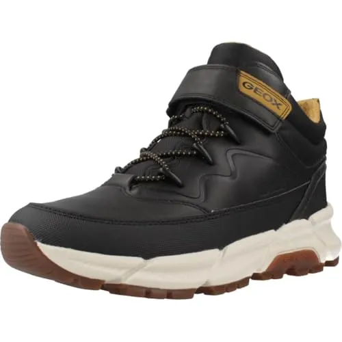 Winterboots GEOX "J FLEXYPER PLUS BOY ABX" - Wanderschuhe für Kinder, knöchelhoch mit Geox Spezial Membrane, wasserabweisend und atmungsaktiv, ideal für Freizeit und Abenteuer im Freien.