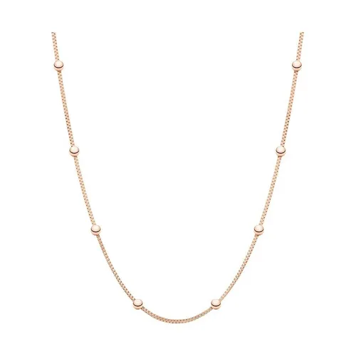 Liebeskind Berlin Halskette aus Roségold - Ketten für Damen: Diese elegante Halskette aus roségoldfarbenem Edelstahl ist ein zeitloses Statement Piece und perfekt kombinierbar. Ein ideales Geschenk für jeden Anlass.