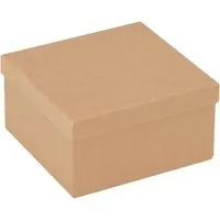 Quadratbox aus Pappe 125 x 125 x 65 mm FSC®