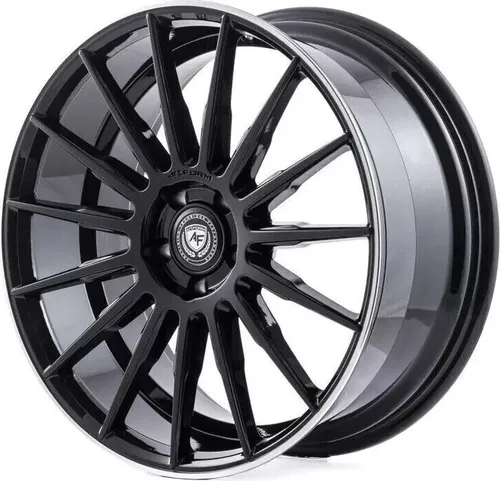 ArtForm AF-401 Black 23 Zoll Alufelgen - Einteilige Aluminiumfelgen mit Vielspeichendesign, ideal für sportliche Fahrzeuge. Größe 11x23" mit ET43, Lochkreis 112 und Mittenlochbohrung 66.5.