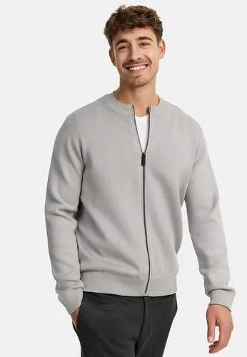 Indicode Strickjacke INLaos - Moderne Cardigans aus feinem Strickstoff, kombiniert mit einem praktischen Reißverschluss und einem eleganten Stehkragen für maximalen Tragekomfort.