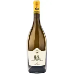 12er Set Conte della Vipera 2023 - Versandkostenfrei! - Weißwein mit markanten Zitrusnoten und harmonischen Fruchtaromen, ausgezeichnet mit Parker Punkten. Ideal zu Vorspeisen, Salaten oder Eierspeisen.