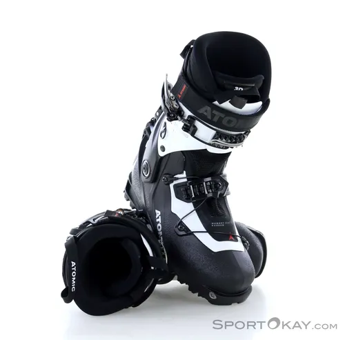 Atomic Backland Expert W Damen Tourenschuhe - Schwarz - 24 - Skischuhe für Damen, ideal für Tourengeherinnen, mit herausragendem Komfort und Flexibilität für unvergessliche Abenteuer im Schnee.