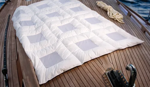 Sanders ClimaBalance Daunendecke Premium 135x200 - Für erholsamen Schlaf - Bettdecken mit patentierter CLIMABALANCE® Technologie für optimales Schlafklima. Genießen Sie längere Tiefschlafphasen und ein kuscheliges Gefühl mit 12 Klimazonen.