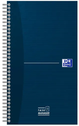 Oxford Office Essentials TaskManager 141 x 246 mm blau 115 Blatt