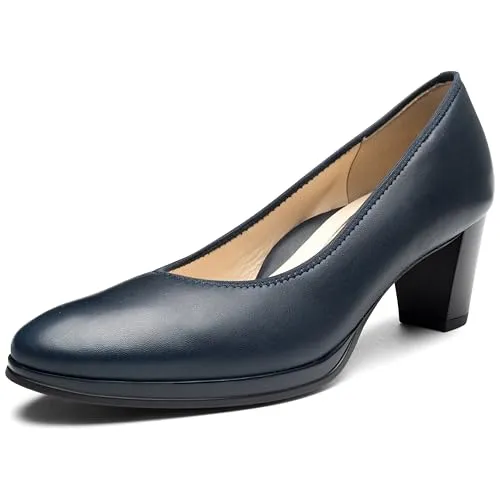 ARA 12-13436 Orly blau Gr. 40.5 - Damen-Pumps in Schuhweite G - Weite, ideal für perfekten Tragekomfort und stilvolles Auftreten.