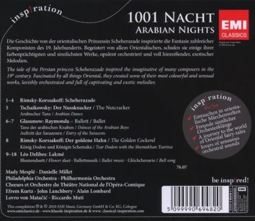Nacht Arabian Nights by VARIOUS ARTISTS [Audio CD] 1001